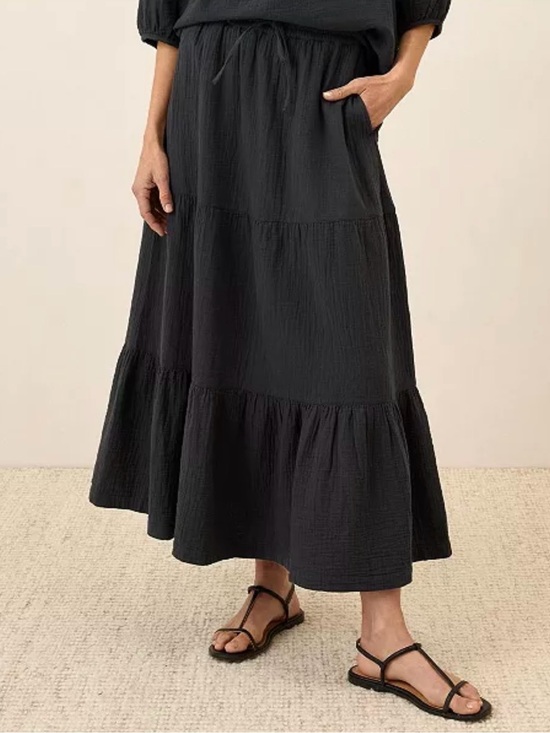 Pact Dresses & Skirts - Pact Coastal Double Gauze Skirt